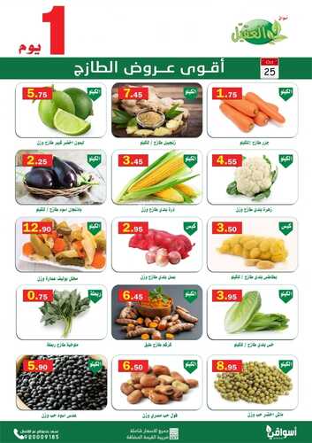 عروض أسواق العقيل اليوم 25 أكتوبر 2021 الموافق 19 ربيع الأول 1443 أقوى عروض الاثنين الطازج 3 9619719725