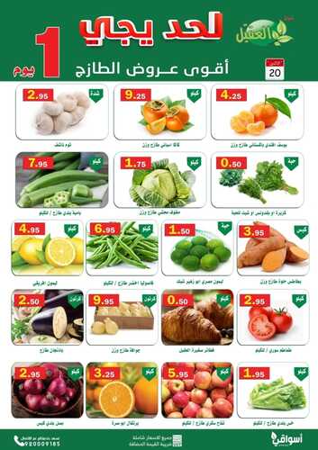 عروض أسواق العقيل اليوم 20 ديسمبر 2021 الموافق 16 جمادى الأولى 1443 أقوى عروض الاثنين الطازج 2 2894209254