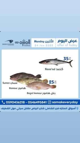 عروض أسواق المنتزه اليوم 24 يناير 2022 الموافق 21 جمادى الآخر 1443 عروض الاثنين الطازج 4 8993815850