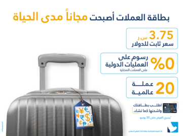 عروض بنك الجزيرة اليوم 14 يونيو 2022 الموافق 15 ذو القعدة 1443 هـ بطاقات العملات أصبحت مجاناً 3 بنك الجزيرة 14 يونيو
