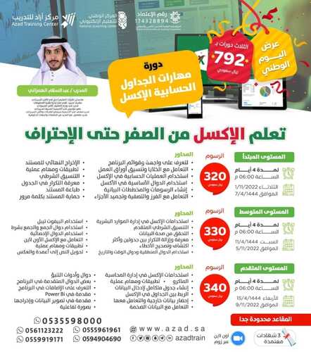 عروض اليوم الوطني 92 من مركز أزاد للتدريب في المملكة العربية السعودية اليوم 11/9/2022 هي لنا دار 5 9788230306