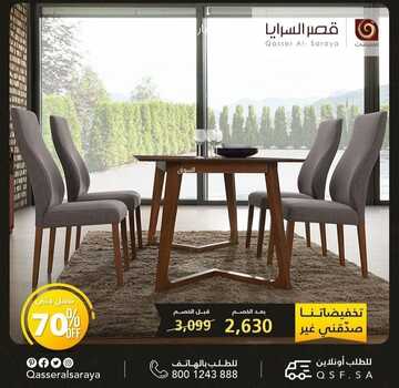 عروض قصر السرايا للمفروشات اليوم 17 نوفمبر 2022 الموافق 23 ربيع الثاني 1444 تخفيضاتنا غير 2 8145958515