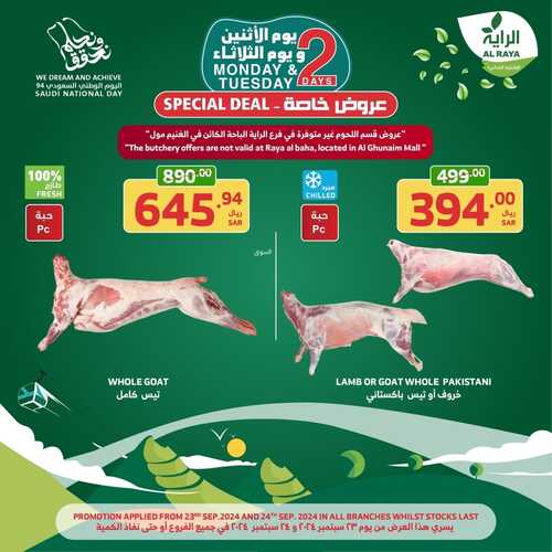 عروض الراية اليوم بصفحة واحدة 23 سبتمبر 2024 الموافق 20 ربيع الأول 1446 عروض الاثنين والثلاثاء 10 2601490655