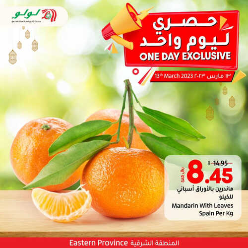 عروض لولو المنطقة الشرقية اليوم 13 مارس 2023 الموافق 21 شعبان 1444 حصري ليوم واحد & مستلزمات رمضان 9 2171237995