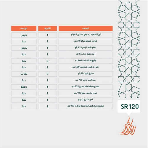 عروض أسواق العماد جدة الأسبوعية 19 مارس 2023 الموافق 27 شعبان 1444 هـ سلة رمضان 4 كذلك عروض أسواق العماد