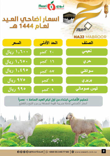 عروض نوري الأسبوعية 25 يونيو 2023 الموافق 7 ذي الحجة 1444 حج مبرور و سعي مشكور 3 6350535713