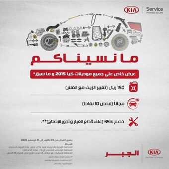 عروض شركة كيا الجبر للسيارات اليوم الأحد 27 ديسمبر 2020 - عروض نهاية العام 1 عروض السيارات