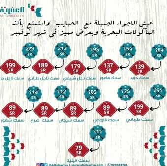 عروض مطعم العنبرية اليوم 26 نوفمبر 2023 عروض رائعة على أجود أنواع السمك 2 37