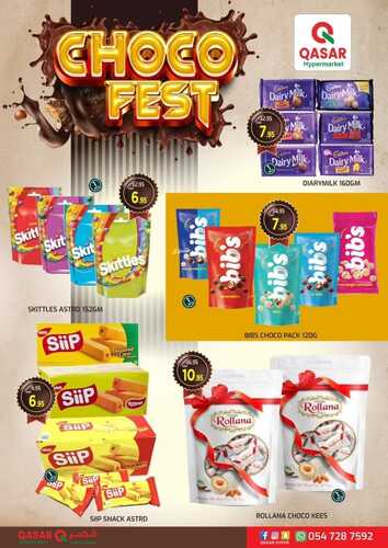 عروض قصر هايبر الأسبوعية 17 نوفمبر 2023 الموافق 3 جمادى الأول 1445 هـ CHOCO FEST 3 5025407709
