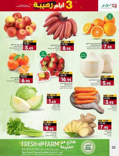 عروض لولو الدمام اليوم 10-12-2023 الموافق 26-5-1445 عروض ال 3 أيام الطازجة 3 5130260437