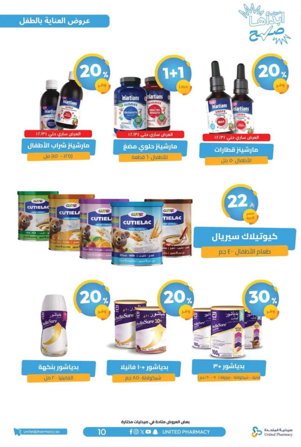 عروض صيدلية المتحدة 